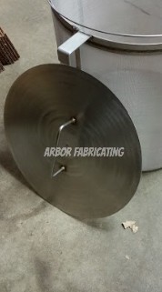 11"-18" diameter press plates 